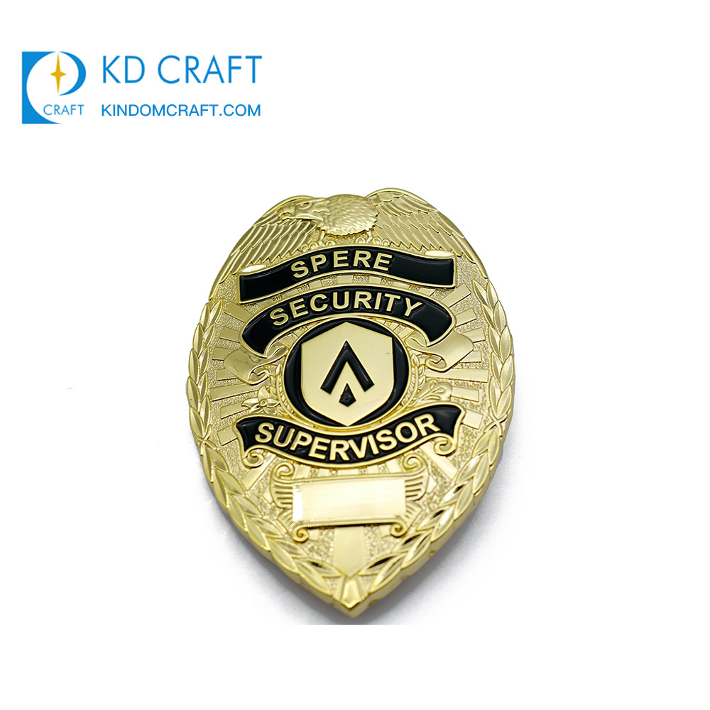 Custom Lapel Pin metal 3d enamel brass plated metal security Pin badge