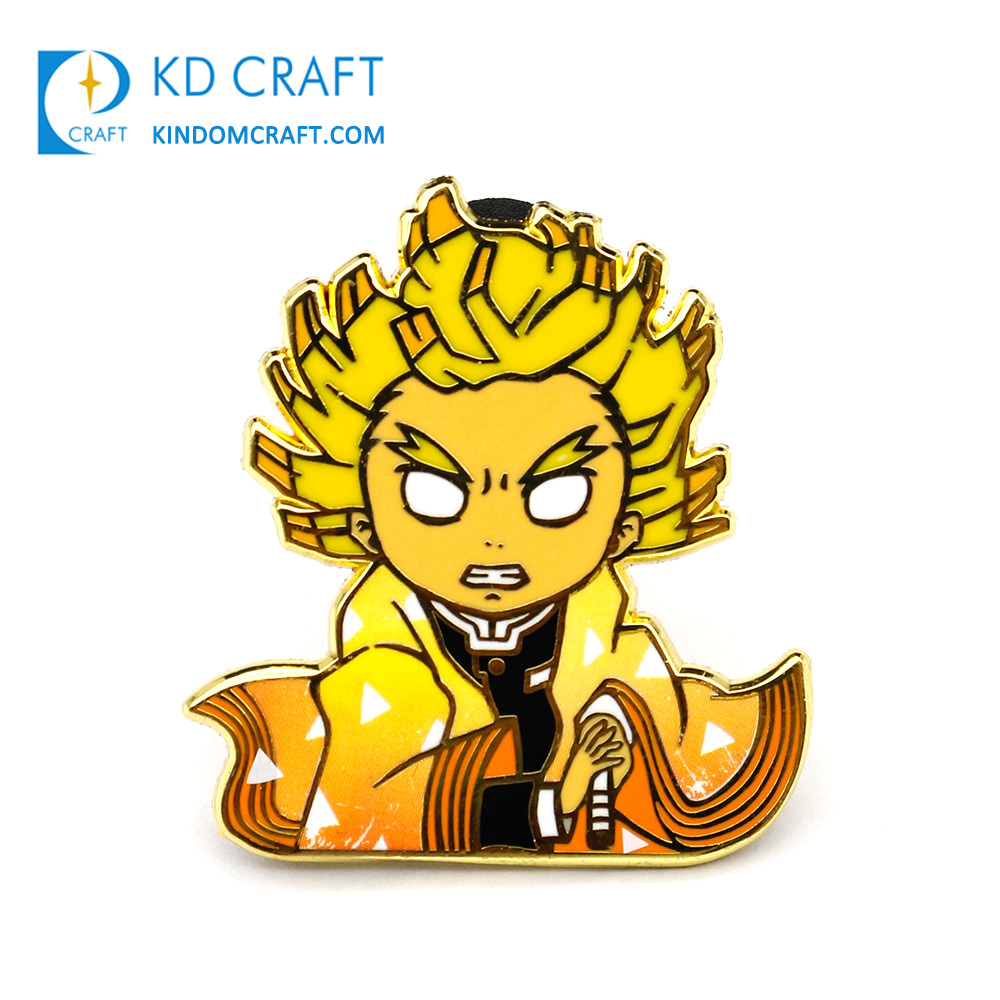 Custom Lapel Pin metal cartoon anime cute Demon Slayer enamel pin