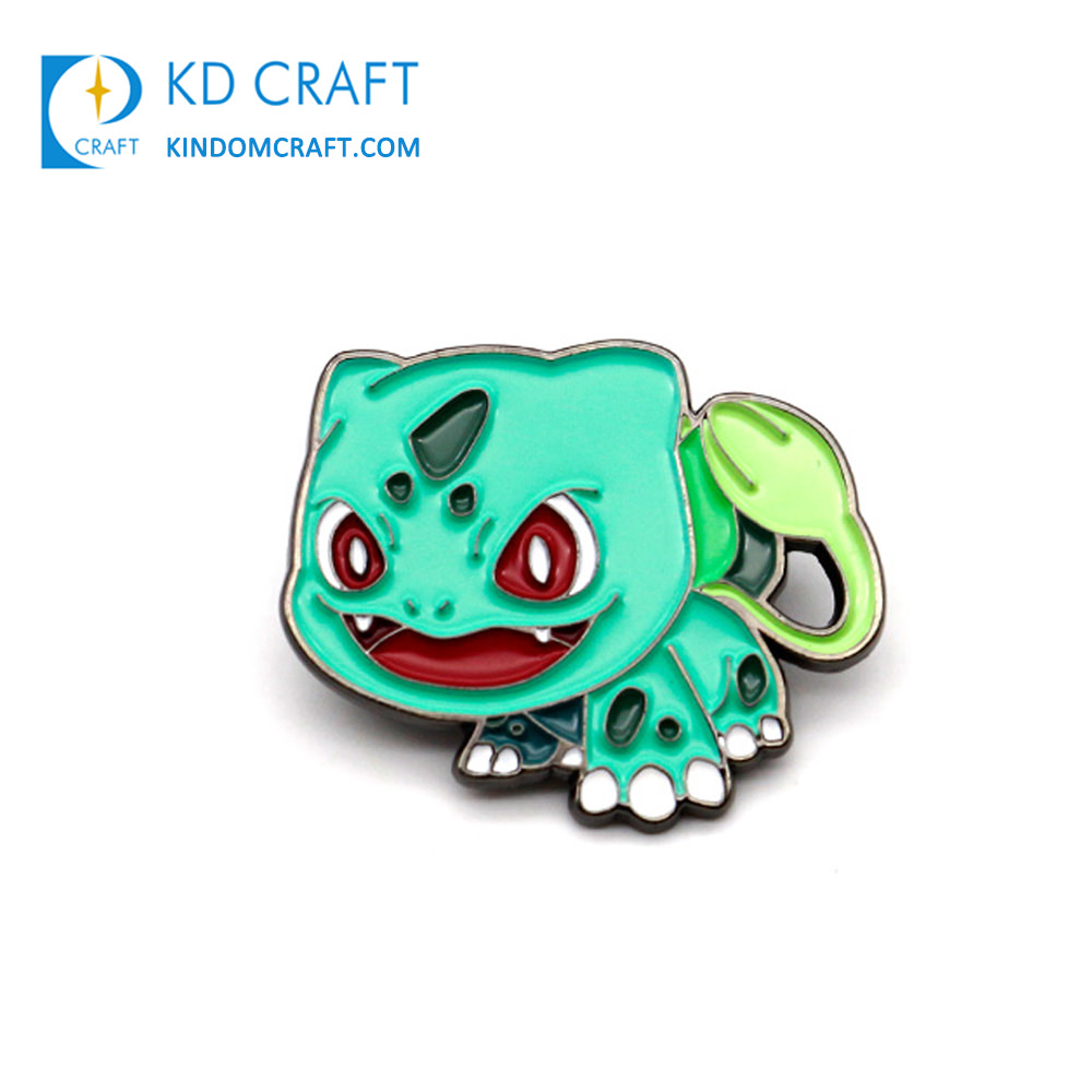 Custom Lapel Pin metal cartoon anime cute pokemon Poliwhirl enamel pin