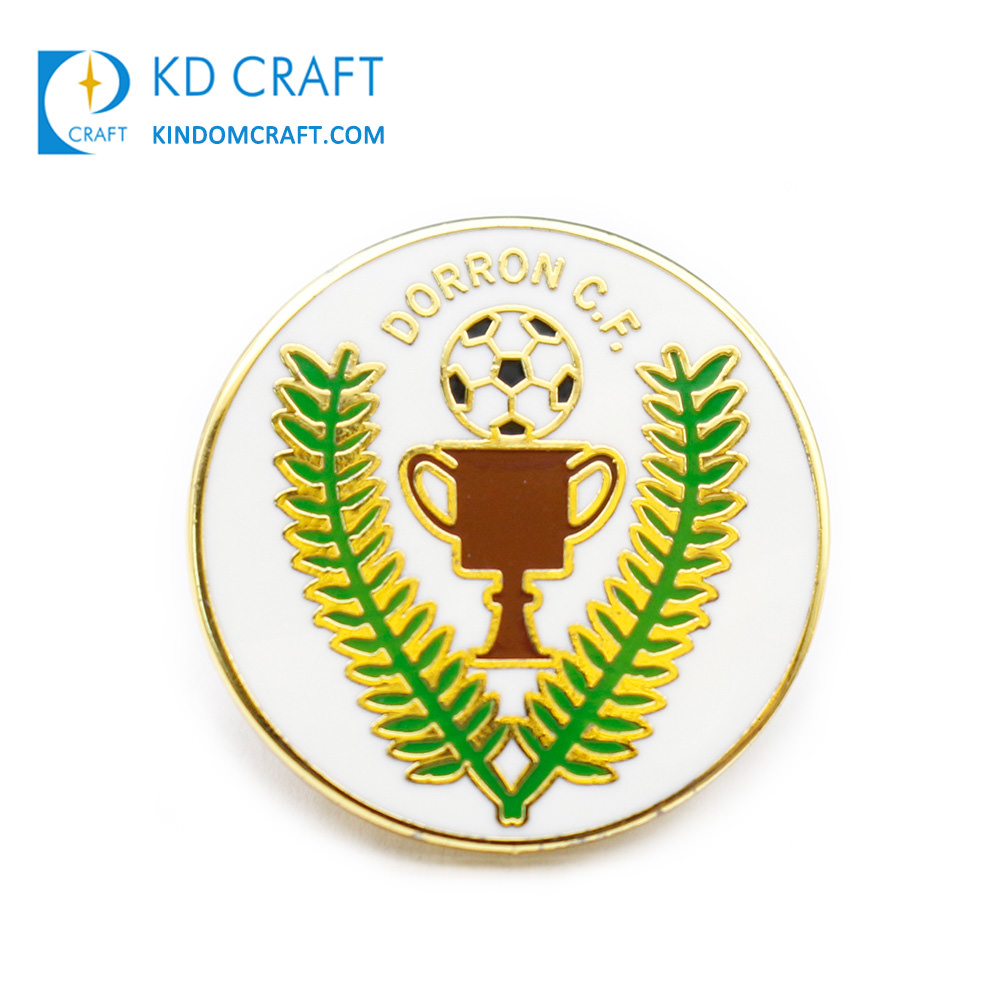 Custom Lapel Pin Badge metal sports football soccer club enamel pin