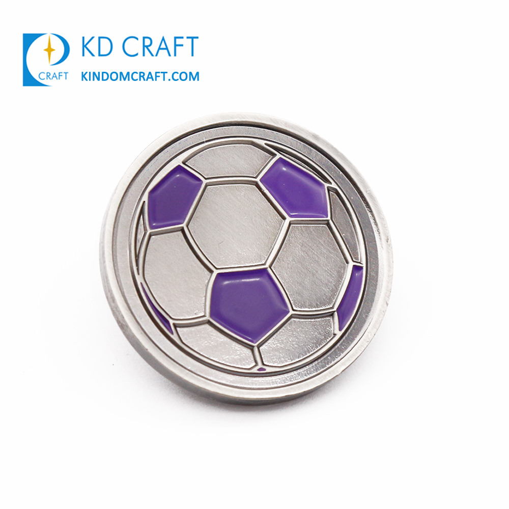 Custom Lapel Pin Badge soft enamel metal sports soccer football enamel pin