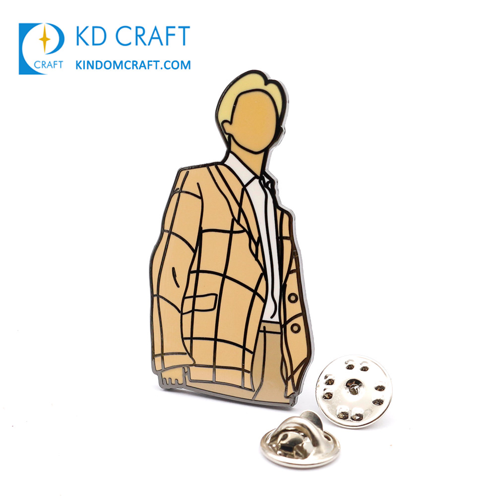 Custom Lapel Pin Badge hard enamel metal kpop BTS enamel pin