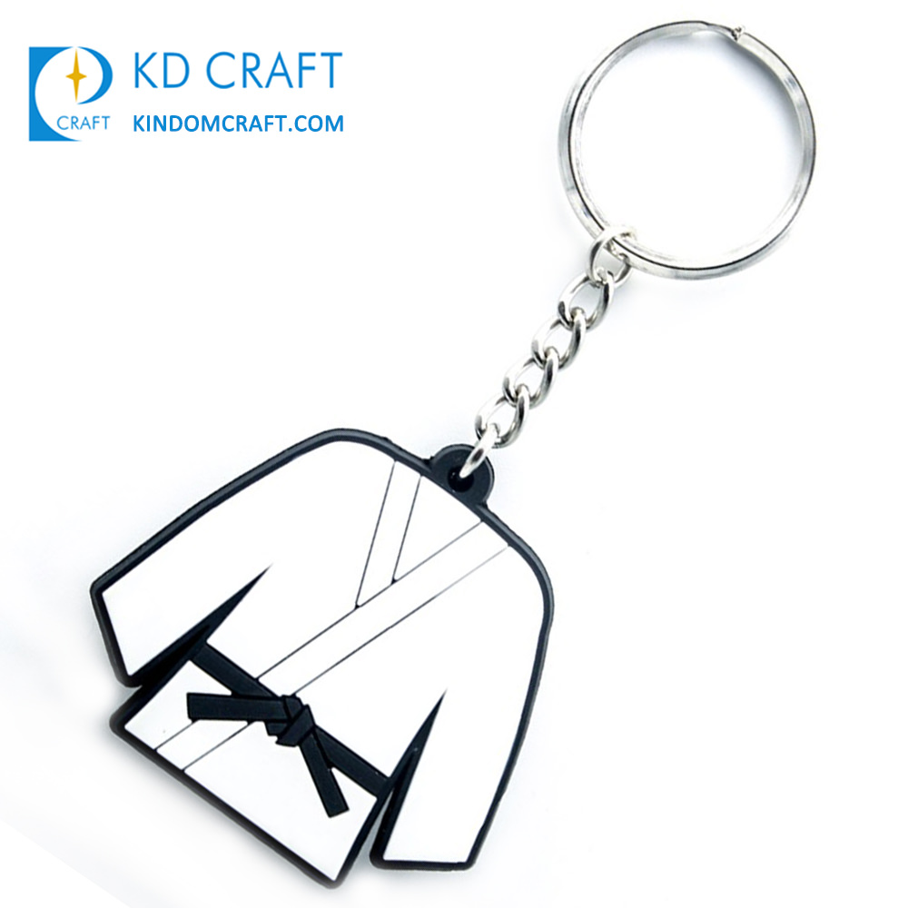 Taekwondo Karate Outfit PVC Keychain