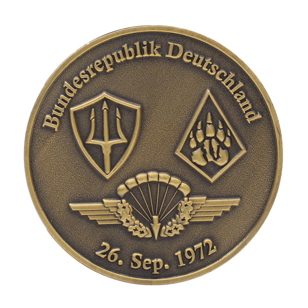 Custom Solid Color Challenge Coins - Minimalist & Professional Designs