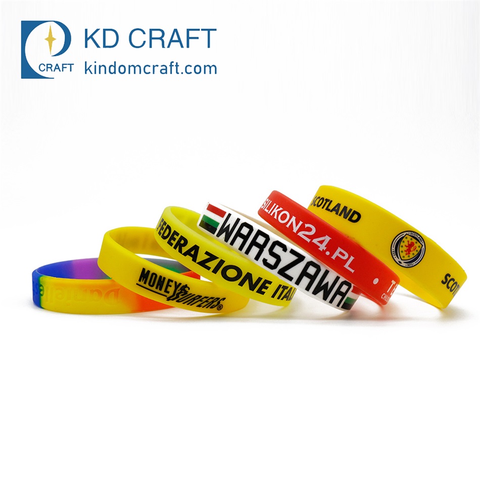 Custom Silicone Wristbands - Factory Price & Free Design | KD CRAFT